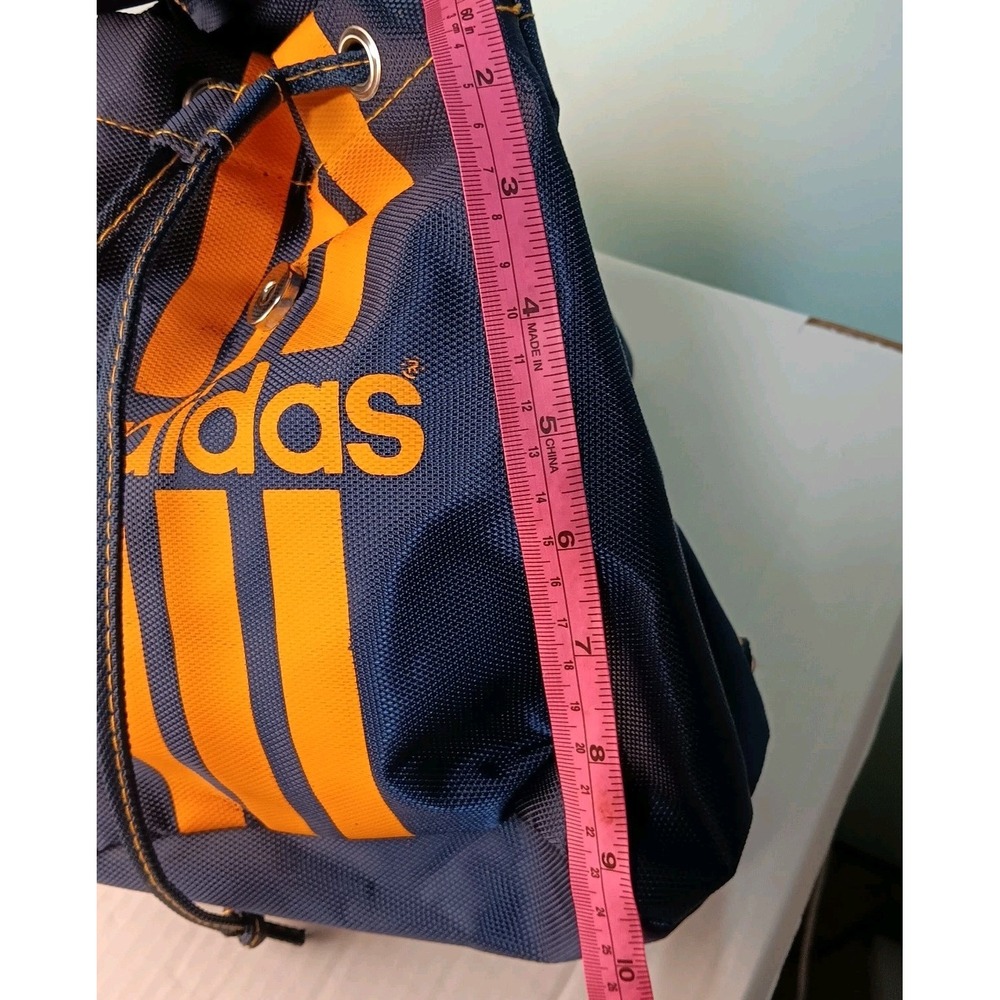 Adidas Mini Backpack Drawstring Flap Over W/Magnetic Closure Adjustable Straps - Picture 8 of 8